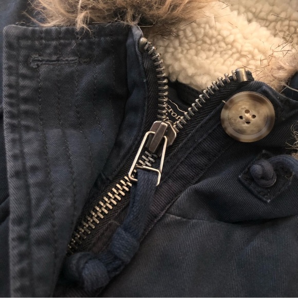 Abercrombie & Fitch Navy Winter Parka Jacket - Picture 8 of 13